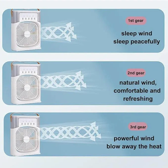 Cooling Fan With Ice – Easy-Clean Air Cooler for Fresh Comfort ❄️🌀