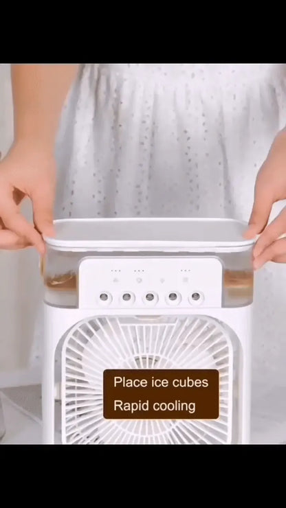 Cooling Fan With Ice – Easy-Clean Air Cooler for Fresh Comfort ❄️🌀